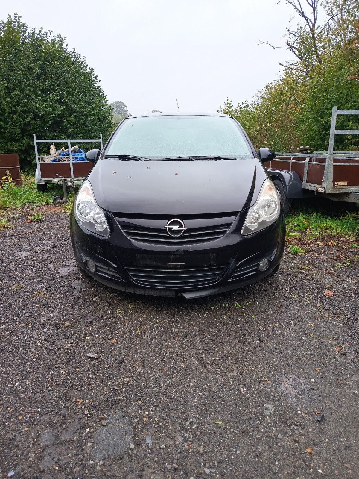 Opel Corsa 1.3 CDTI 75ch (2009) – 206.000 km – Vente en l'ét, Auto's, Stof, Zwart, Zwart, Particulier