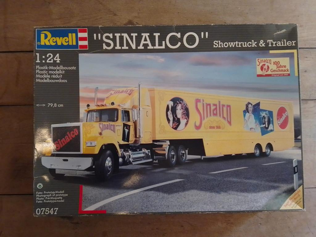 Camion d'exposition et remorque REVELL SINALCO 1/24, Hobby & Loisirs créatifs, Modélisme | Voitures & Véhicules, Camion, Enlèvement ou Envoi