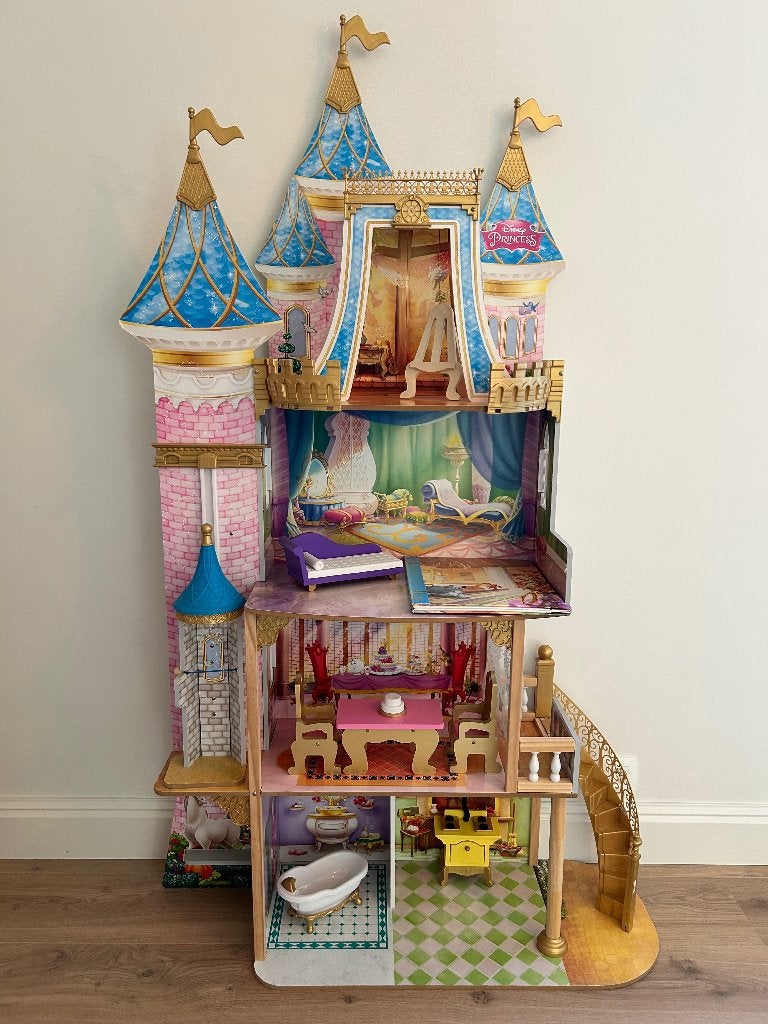 Disney princess sprookjeskasteel, Ophalen, Zo goed als nieuw, Poppenhuis