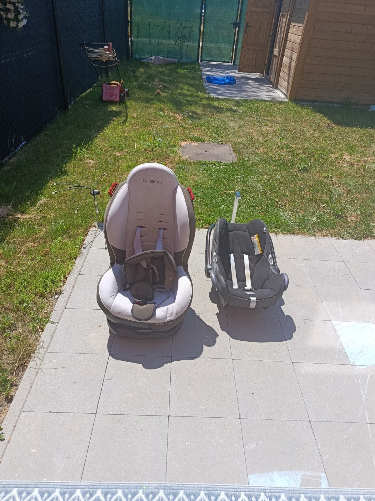 maxicozi en kinderautostoel, Ophalen