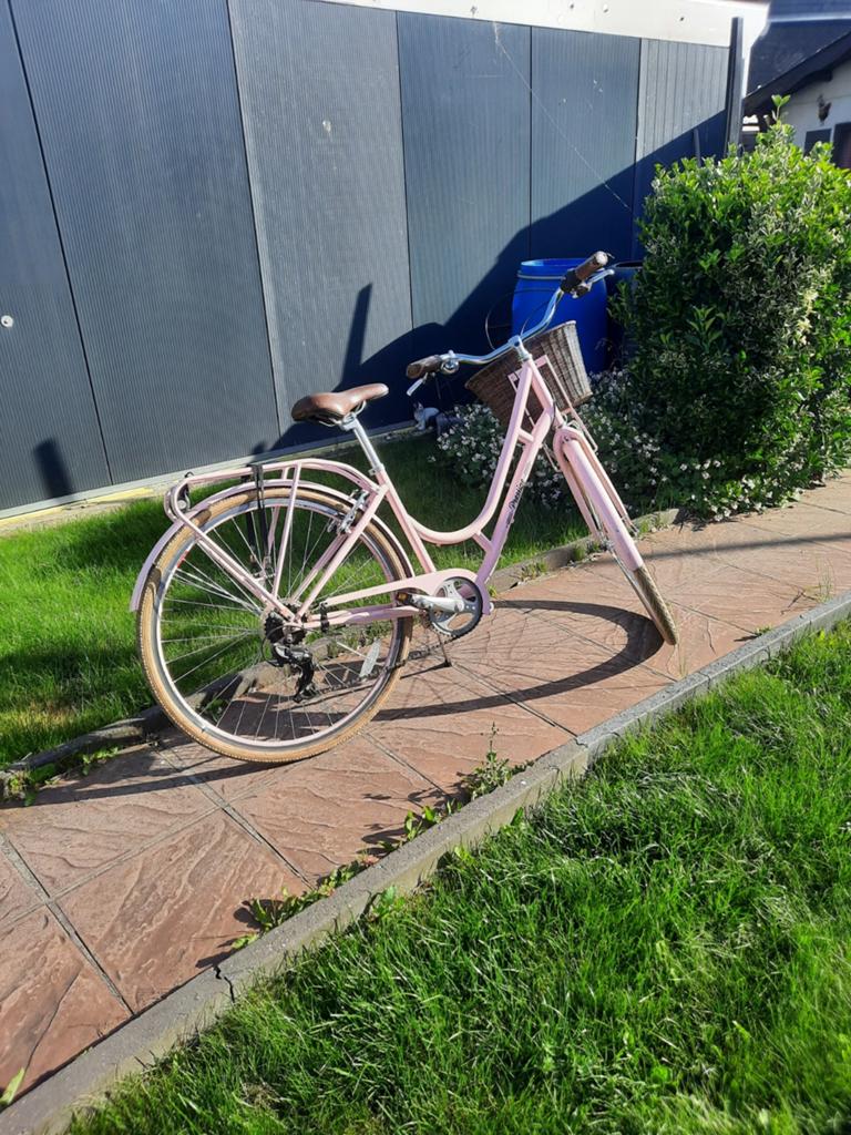 Dames fiets, Ophalen
