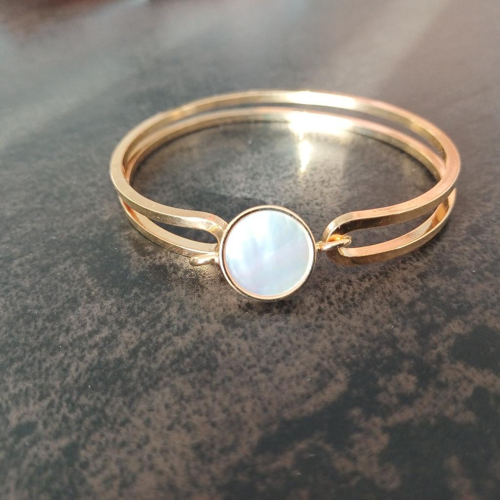 Armband met zoetwaterparel, Handtassen en Accessoires, Armbanden, Nieuw, Overige materialen, Ophalen of Verzenden