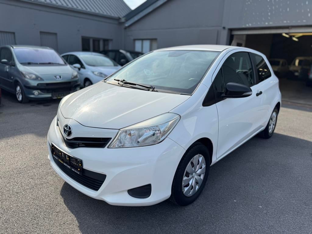 Toyota Yaris 1.0i | Airco | Keuring+Carpass | 1 eigenaar |, Auto's, Euro 5, Stof, Wit, Yaris