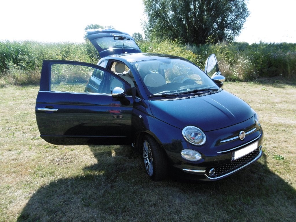 Fiat 500 bleu métallisé, Enlèvement, Comme neuf