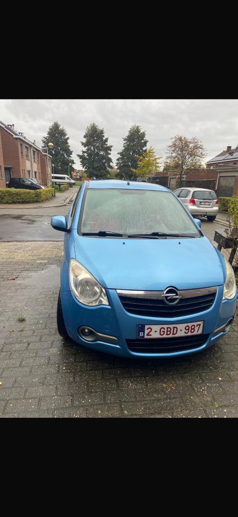 Opel Agila B 1200 cc, Auto's, Voorwielaandrijving, Stof, 1242 cc, Blauw