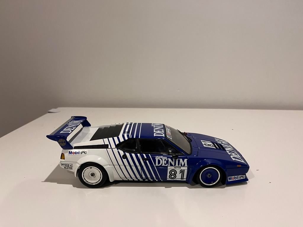 MINICHAMPS BMW M1 PROCAR ‘DENIM’ H.HEYER • 1980, Ophalen of Verzenden, Zo goed als nieuw, Auto, MiniChamps