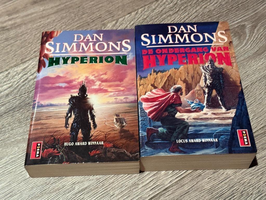 Hyperion en De Ondergang van Hyperion, Boeken, Science fiction, Verzenden, Zo goed als nieuw, Dan Simmons