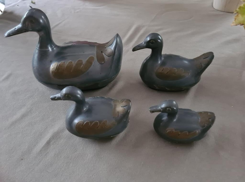 Tinnen eendjes, Antiek en Kunst, Ophalen