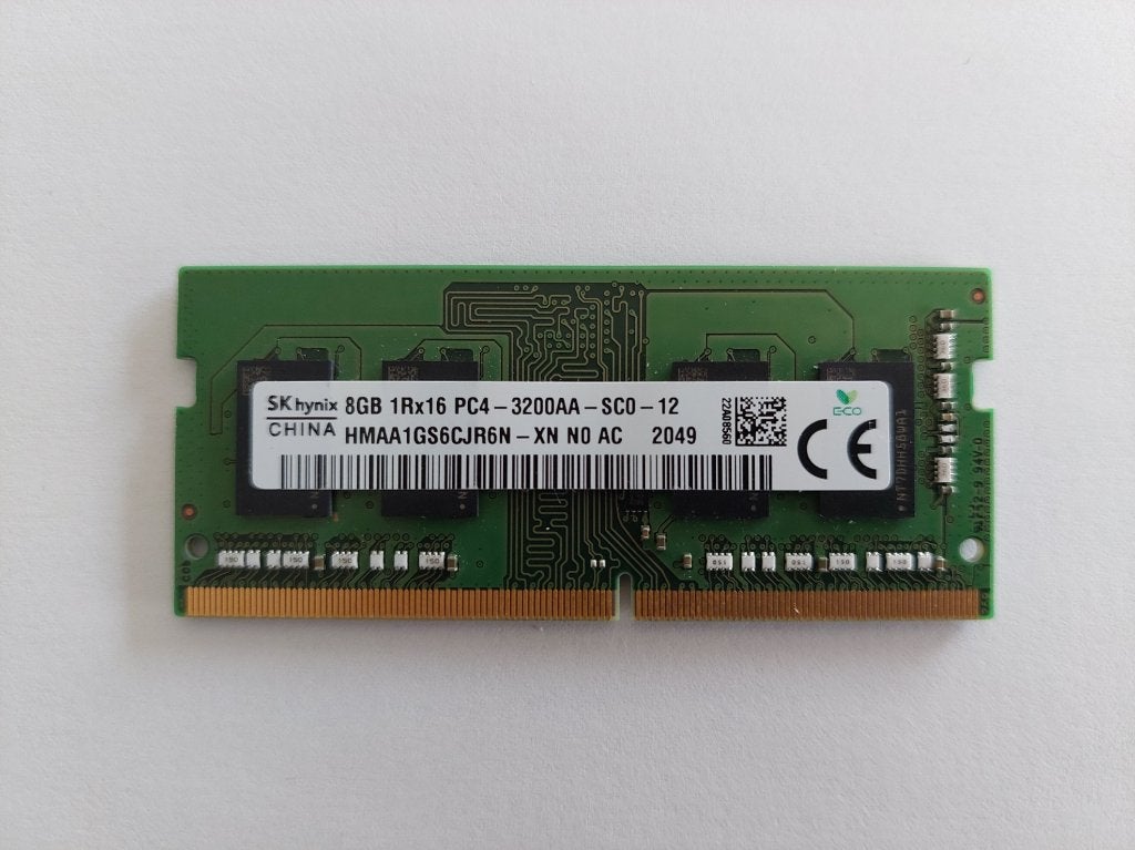 Mémoire RAM 8 Go SODIMM DDR-4 3200 Mhz pour PC Portable, Informatique & Logiciels, Mémoire RAM, Utilisé, Laptop, 8 GB, DDR4, Enlèvement ou Envoi