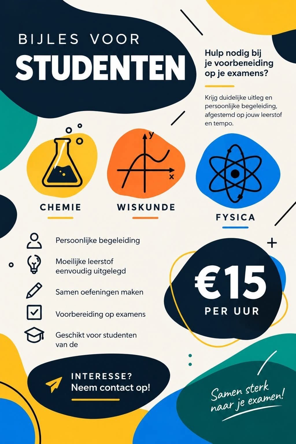 lessen chemie fysica wiskunde, Livres, Enlèvement ou Envoi