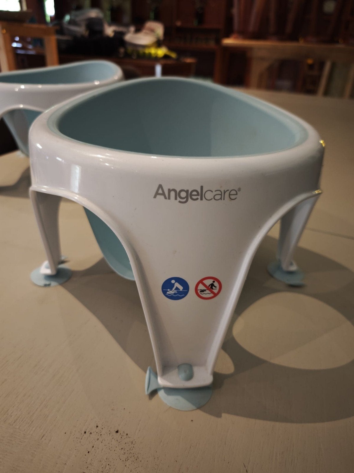 Angel care badzitje voor baby - 2x Tweeling, Ophalen, Zo goed als nieuw, Badzitje of Badring, Overige merken