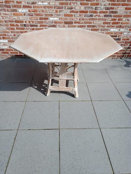 rotan onderstel met evt een tafelblad 20€., Huis en Inrichting, Tafelonderdelen, Ophalen, Gebruikt, Vierkant, Rotan .
