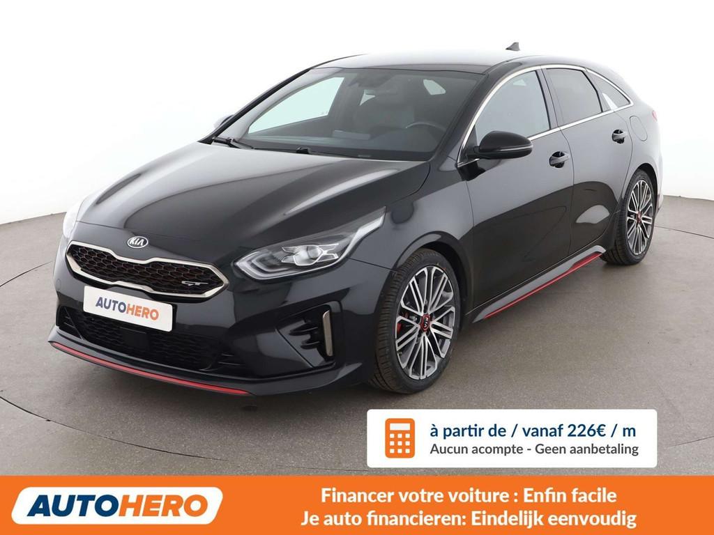 Kia ProCeed / pro_cee'd 1.6 TGDI GT (bj 2021, automaat), Auto's, Alcantara, Zwart, 1438 kg, 5 deurs
