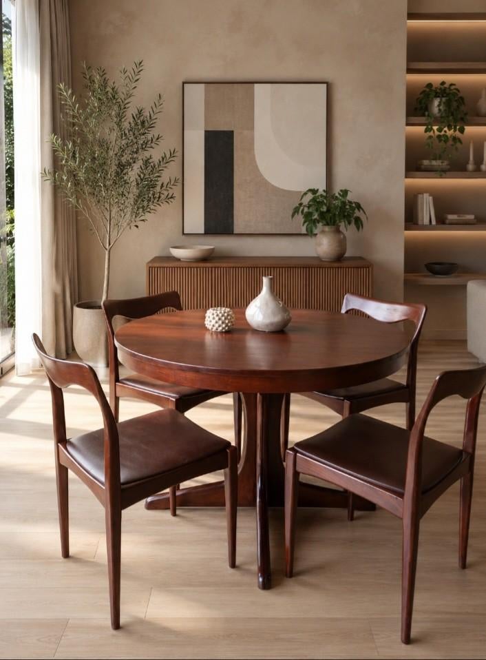 eetkamerstoelen in Scandinavische / Deense mid-century stijl, Huis en Inrichting, Ophalen