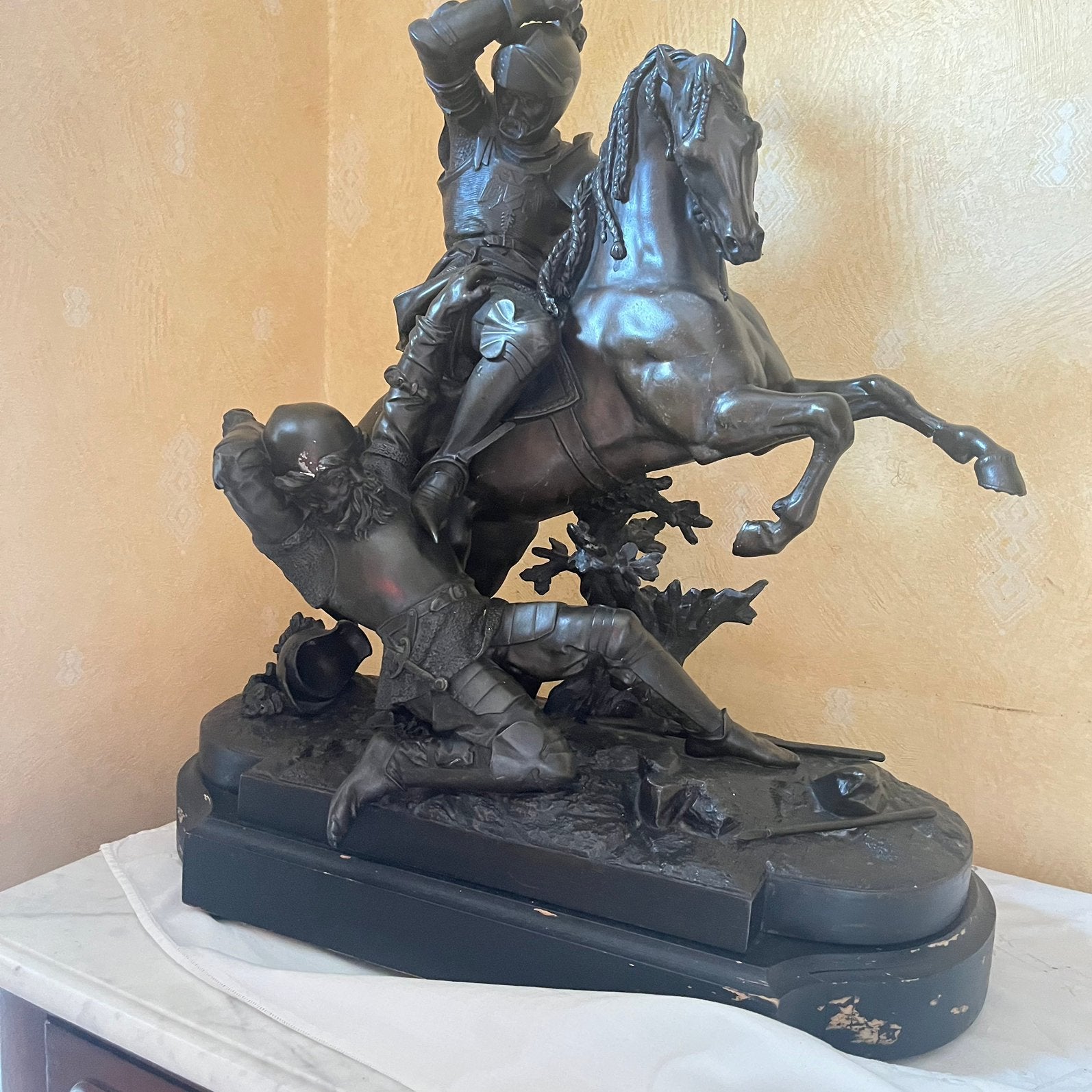 Bronzen paard, Antiek en Kunst, Antiek | Brons en Koper, Ophalen, Brons
