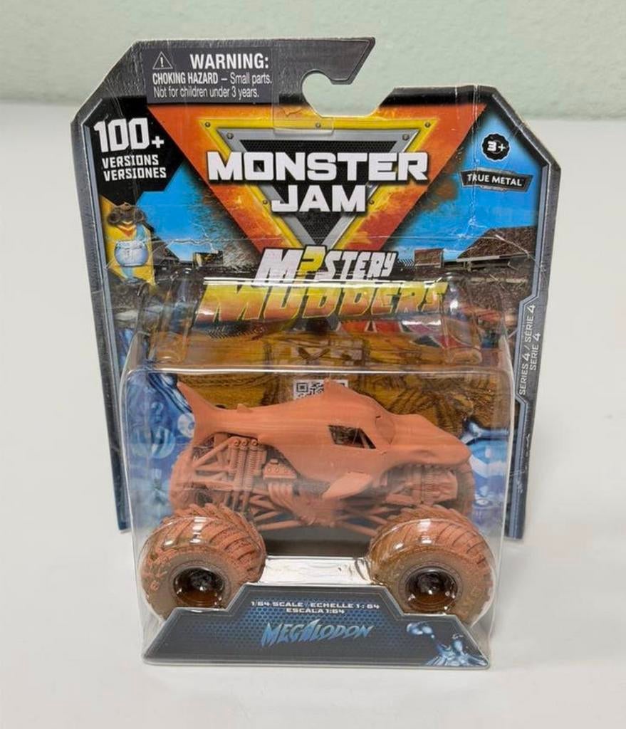 Monster Jam Megalodon Mystery Mudders 1:64 true metal NIEUW, Ophalen of Verzenden, Nieuw, Auto