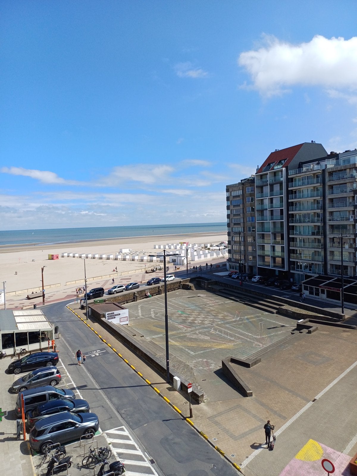 Vakantieverhuur 4p met zijdelings zeezicht te Knokke-Heist, Vakantie, Internet, Appartement, Aan zee, 2 slaapkamers
