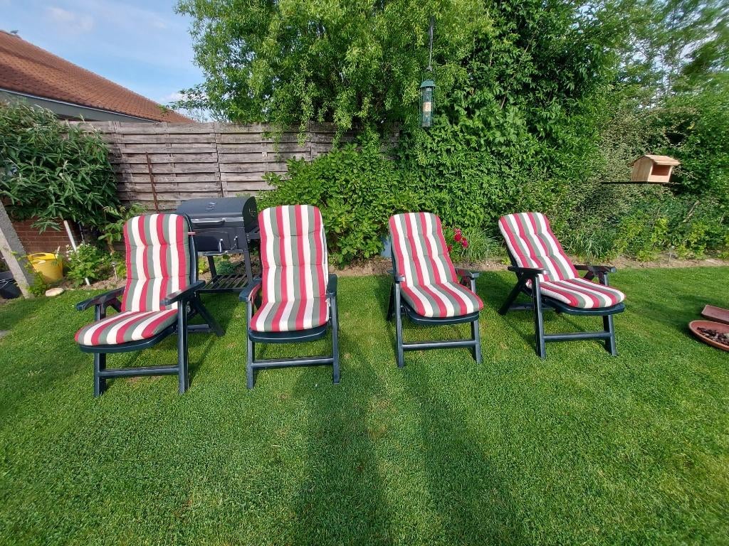 Tuinmeubelen, Tuin en Terras, Ophalen, Zo goed als nieuw, Plastic, Stapelbaar