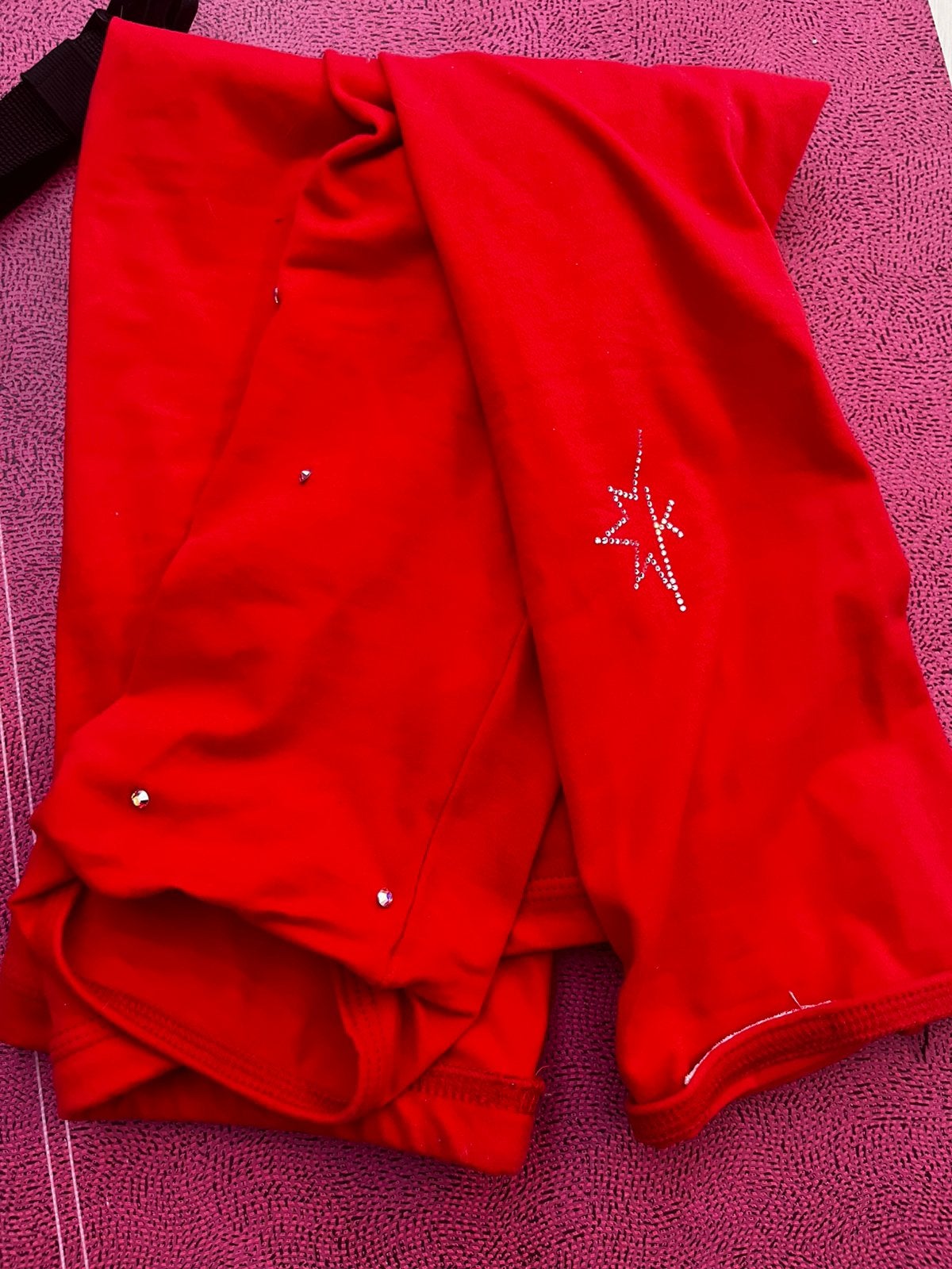 Rode legging maat L, Ophalen