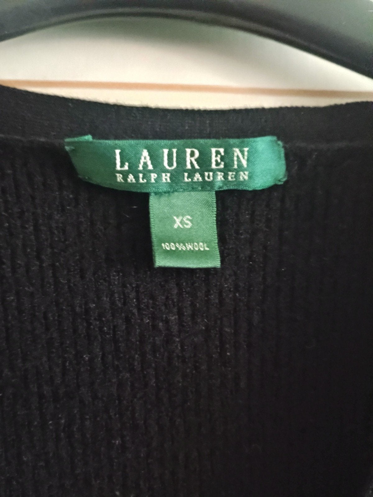Lauren Ralph Lauren vest zwart wol XS, Kleding | Dames, Lauren Ralph Lauren, Ophalen of Verzenden, Gedragen