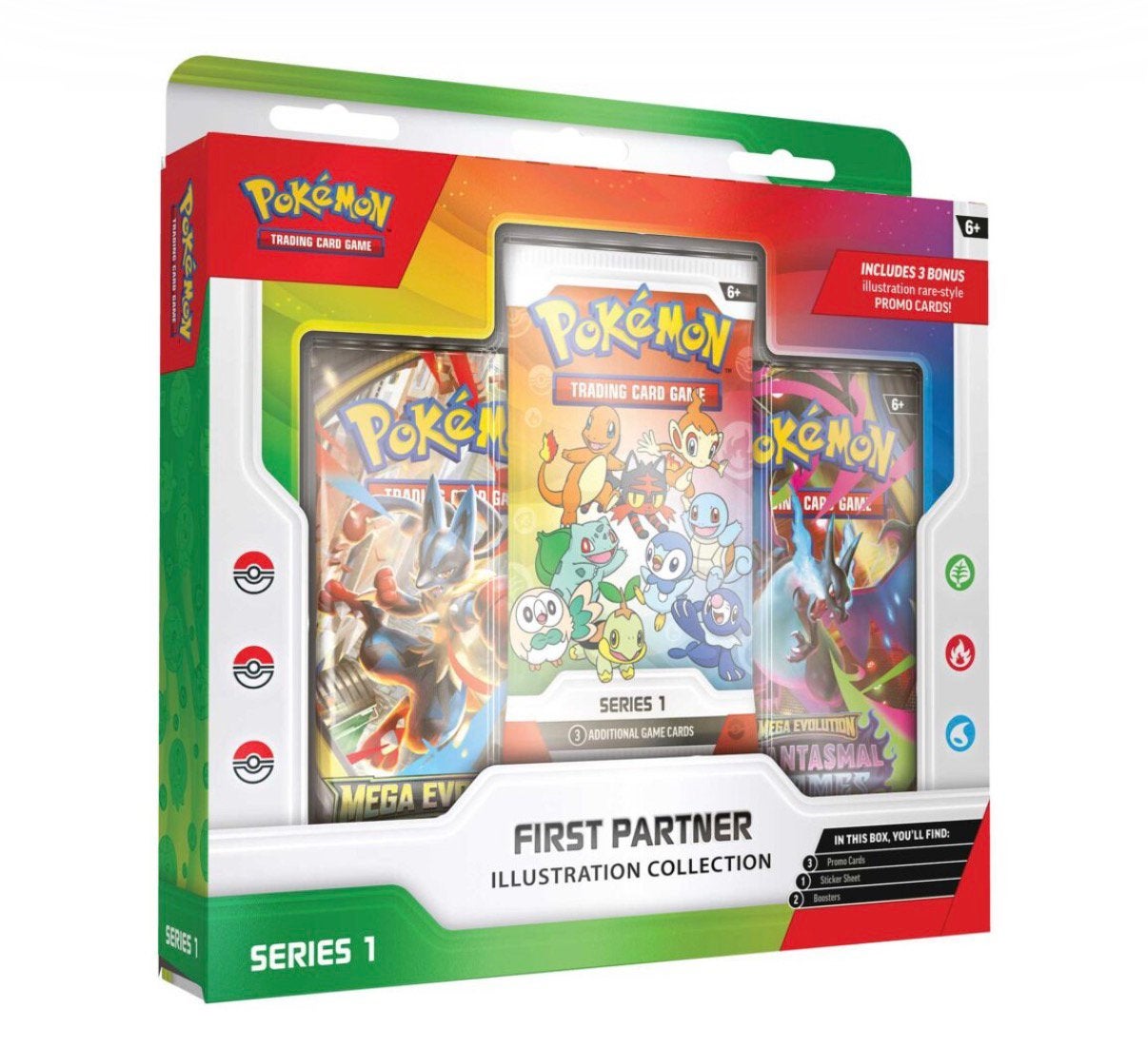 Pokémon First Partner Illustration Collection Series 1, Ophalen of Verzenden, Nieuw