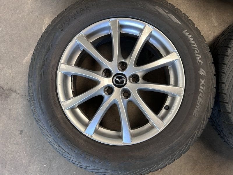 17 inch originele velgen + winterbanden Mazda CX-5 LV5 70737, Auto-onderdelen, Gebruikt, -, -, Banden en Velgen