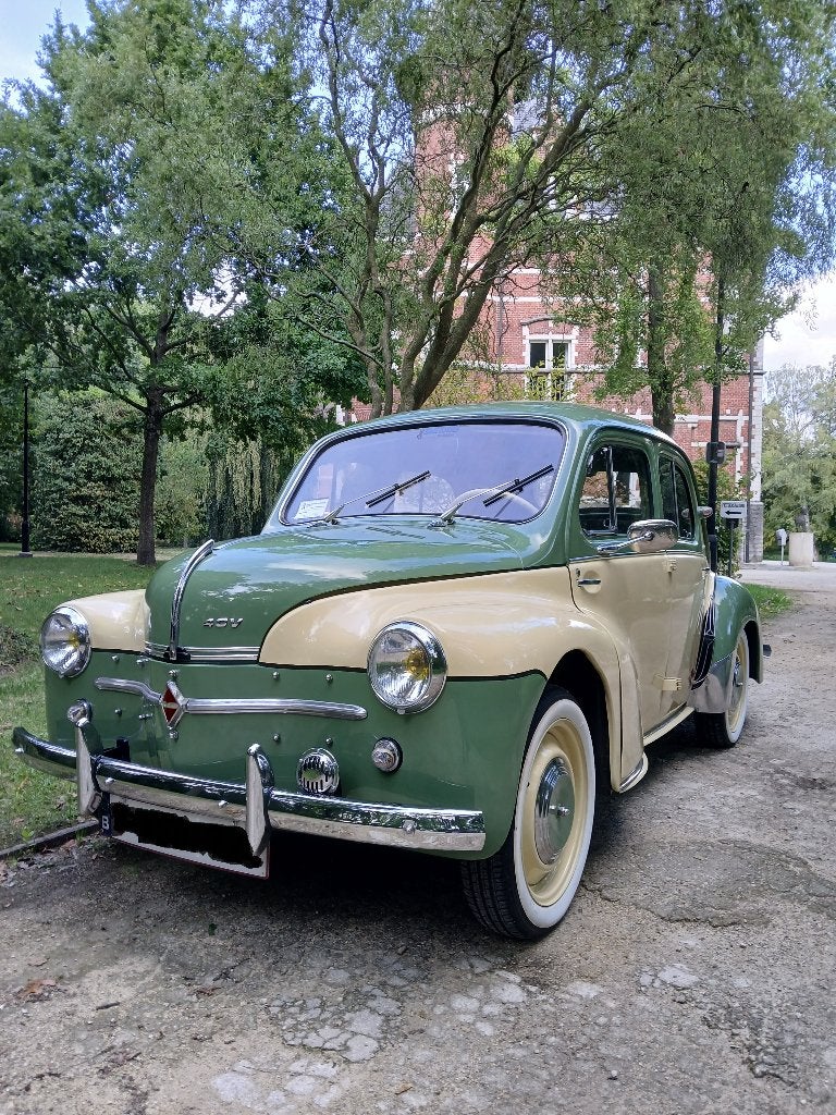 Renault 4CV 1960, Auto's, 4 deurs, Achterwielaandrijving, Zwart, Renault