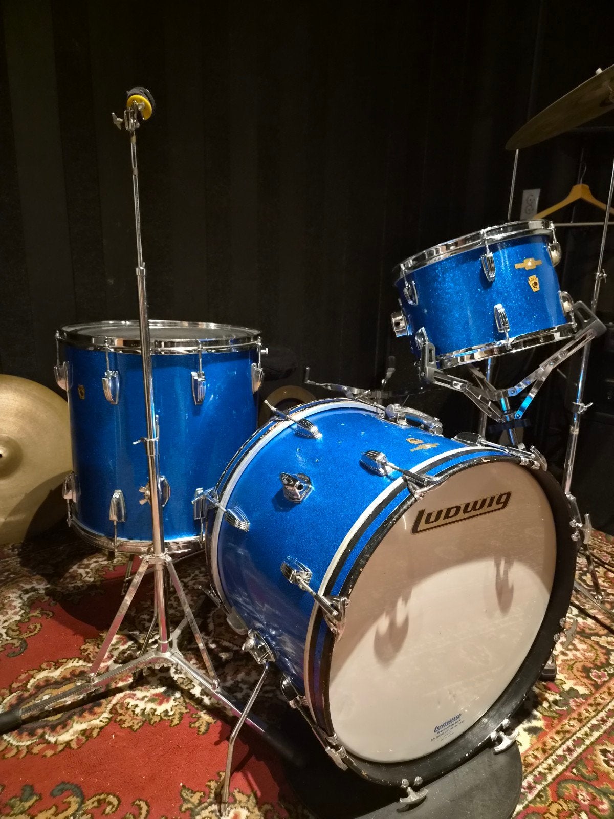 Ludwig Keystone 60s Blue Sparkle  drumstel, Muziek en Instrumenten, Ophalen, Ludwig
