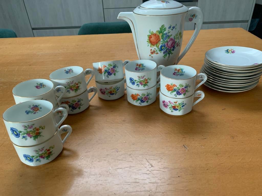 Bloch en Co eichwald koffie- en theeservies 12 delig, Antiek en Kunst, Ophalen