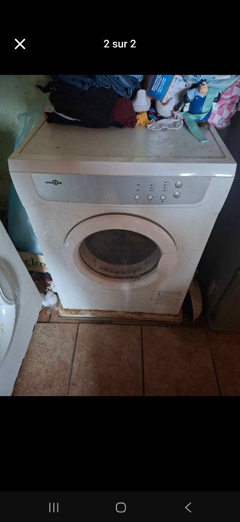 Sèche linge, 6 à 8 kg, Chargeur frontal, Enlèvement, Utilisé
