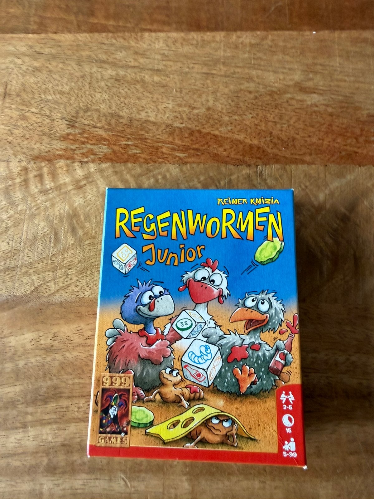 Regenwormen junior spel, Hobby en Vrije tijd, Ophalen of Verzenden, Zo goed als nieuw