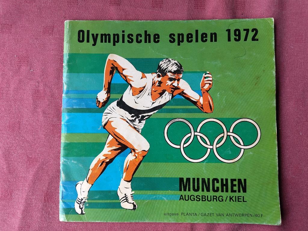Boekje van Olympische spelen 1972, Ophalen of Verzenden, Gebruikt