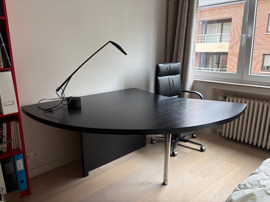 Bureau design Bauhaus + fauteuil Vitra, Ophalen, Zwart, Gebruikt, Vintage