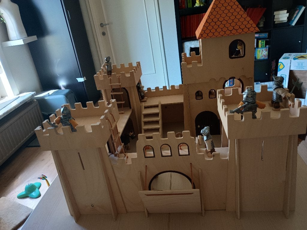 Houten kasteel, Kinderen en Baby's, Ophalen, Gebruikt, Overige typen