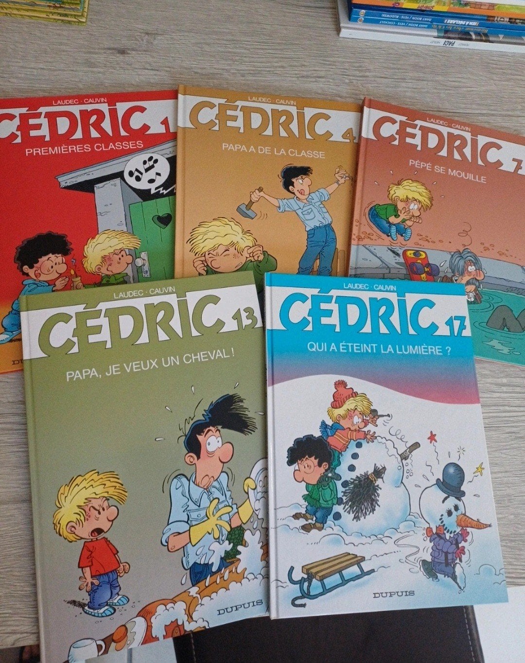 5 Bd Cedric, Meerdere stripboeken, Ophalen of Verzenden, Zo goed als nieuw