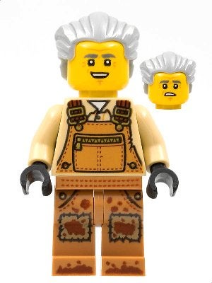 LEGO Hidden Side hs006 Mr. Branson, Lego, Minifigurine, Utilisé, Enlèvement ou Envoi