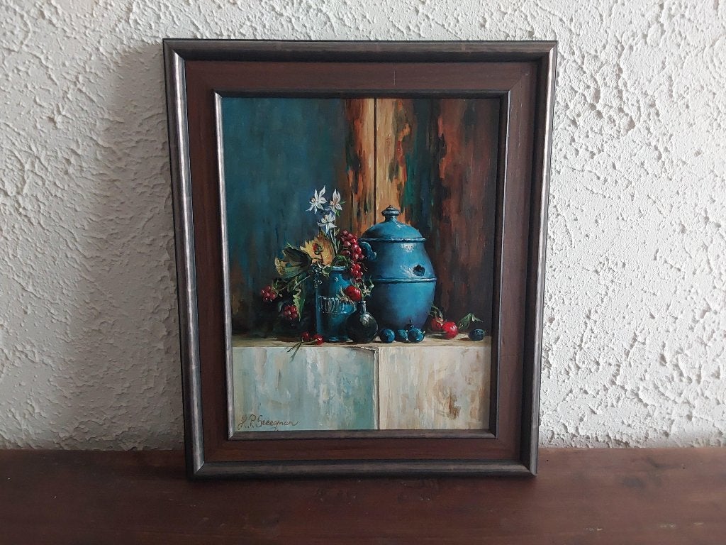 Schilderij H.P Steegman 30x40 item D, Antiquités & Art, Art | Peinture | Classique, Cadre spécial, Enlèvement ou Envoi, Autres sujets