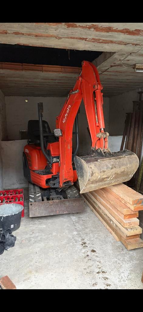 Kubota u10-3 minigraafmachine 2008, Zakelijke goederen, Machines en Bouw | Kranen en Graafmachines, Ophalen