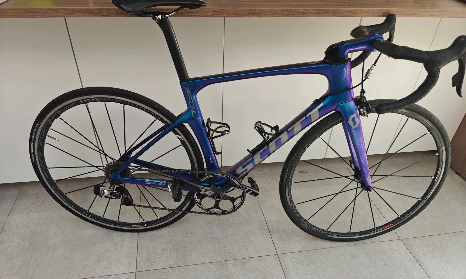 Scott foil racefiets met SRAM Red etap, Fietsen en Brommers, Ophalen, Carbon