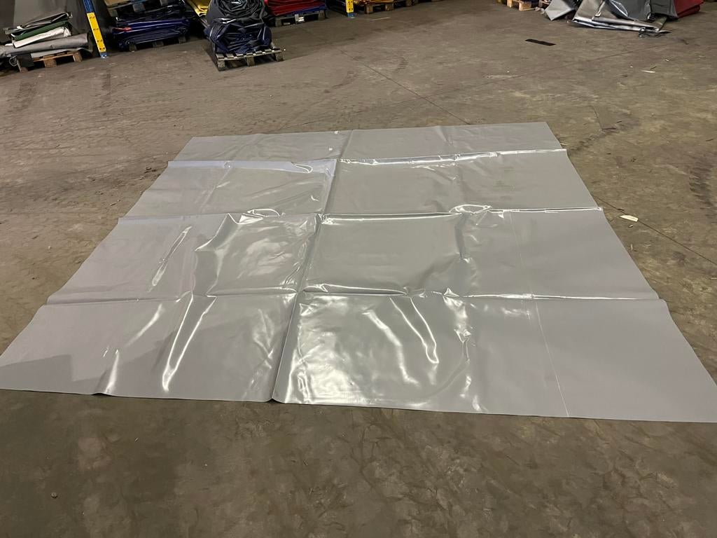 NIEUW zeilmateriaal grijs, 3m x 3m vanaf €15, Ophalen, Nieuw, 5 tot 10 m², Zeil