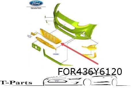 Ford puma ST grille rooster voorbumper gril bumper grill, Info@fabrikant.eu, Fabrikant BV, Nieuw, Ford