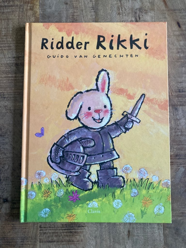 Prentenboek - Ridder Rikki - Guido van Genechten, Ophalen of Verzenden, Zo goed als nieuw, Guido van Genechten, Sprookjes