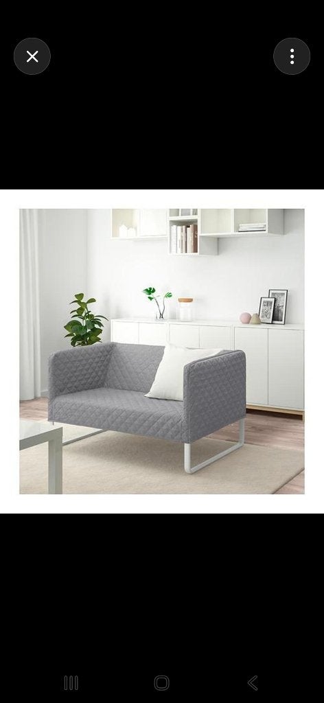 Ikea 2 zitsbank ideaal vr KOT, Ophalen, Minder dan 75 cm, Tweepersoons, Zo goed als nieuw