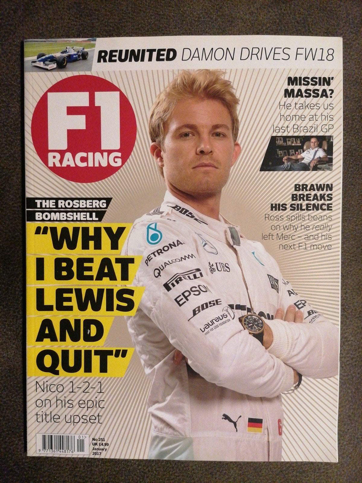 Brits F1 magazine seizoen 2017 (12st), Ophalen of Verzenden, Zo goed als nieuw, Formule 1