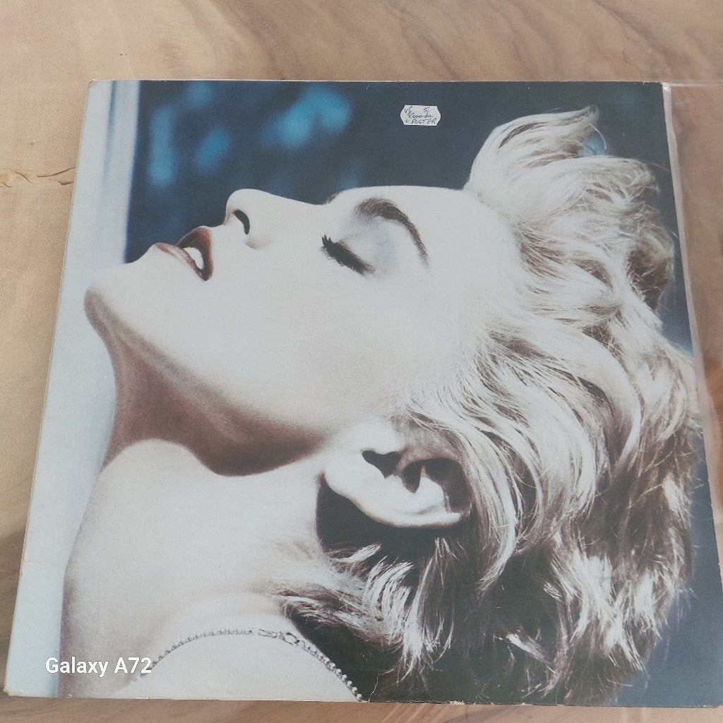 madonna true blue + poster, Ophalen of Verzenden, 1980 - 1989, Gebruikt, Overige formaten