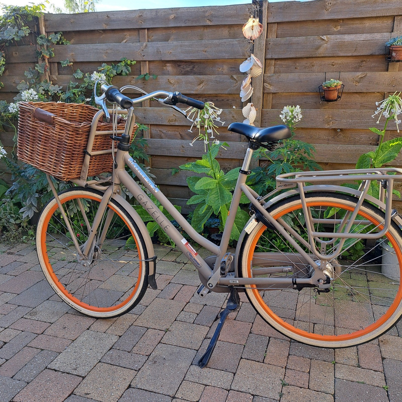 Gazelle damesfiets Heavy Duty NL, Ophalen, Velgrem, (Extra) lage instap, Zo goed als nieuw