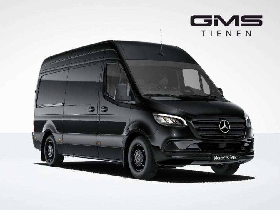 Mercedes-Benz Sprinter Sprinter 319 CDI GB L2 RWD SELECT |Ca, Auto's, Bestelwagens en Lichte vracht, Automaat, Zwart, Bedrijf