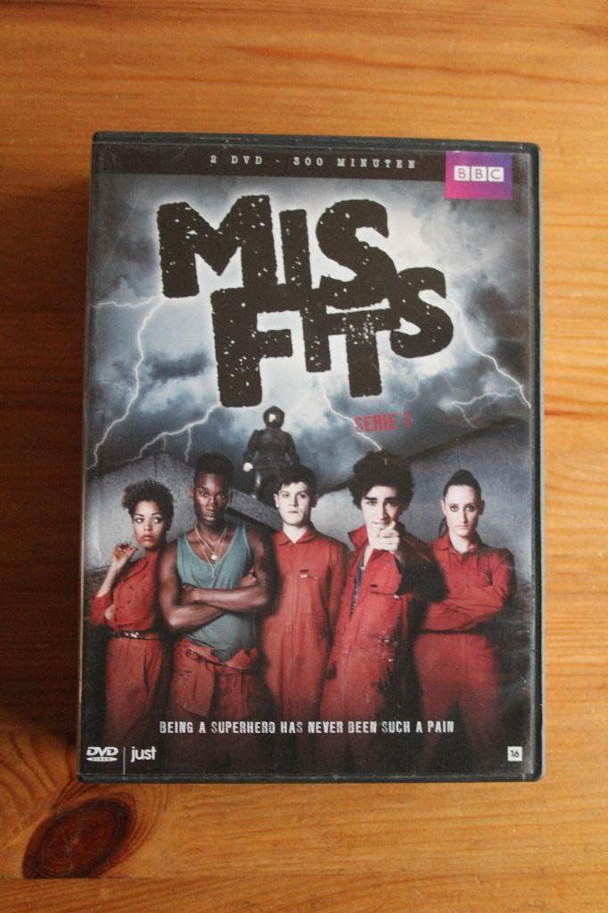 Misfits  serie 1-3             span.Britse serie!, Vanaf 16 jaar, Ophalen of Verzenden, Zo goed als nieuw, Non-fictie