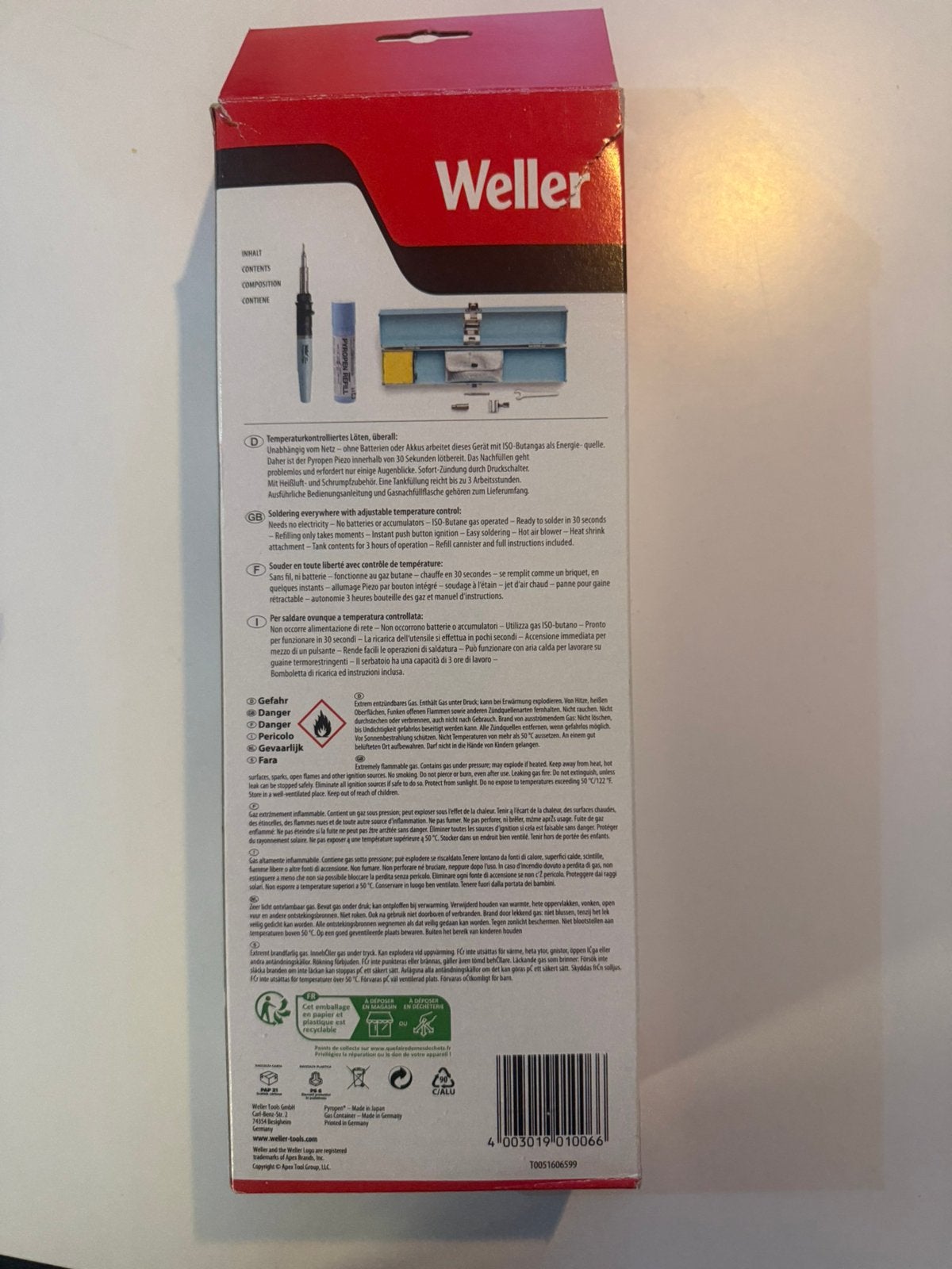 Weller piro pen, Bricolage & Construction, Enlèvement, Comme neuf