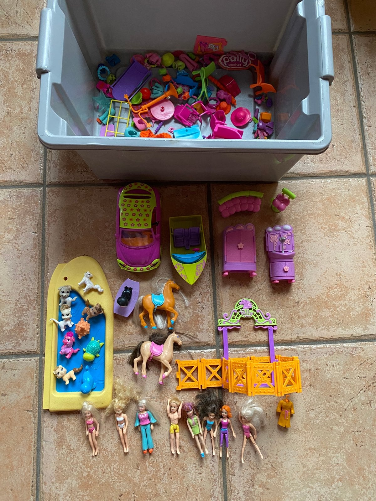 Groot lot polly pocket, Ophalen of Verzenden, Gebruikt